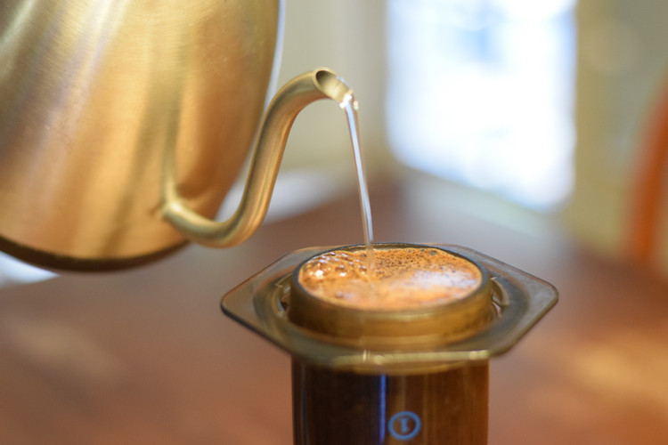 Kicking Horse Coffee in an Aeropress