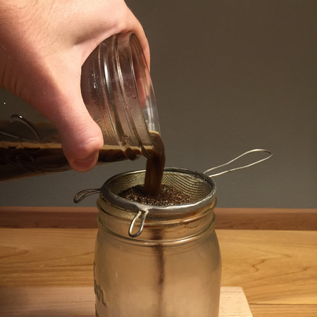 Faux French Press: Filtering