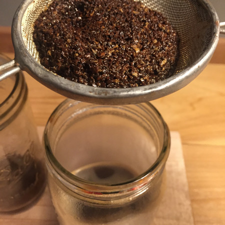 Faux French Press: Serving