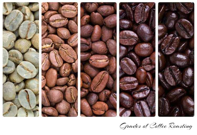 Dark roast vs light roast in terms of caffeine