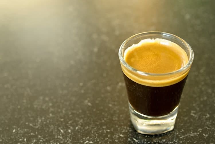 Espresso in a glass