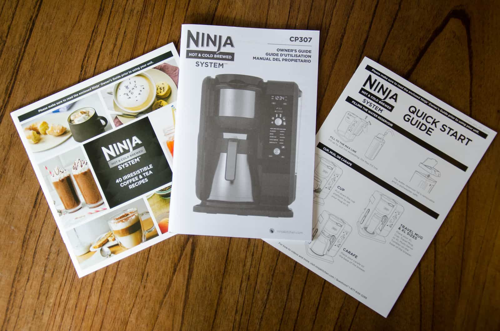 Ninja Manual and recipe book