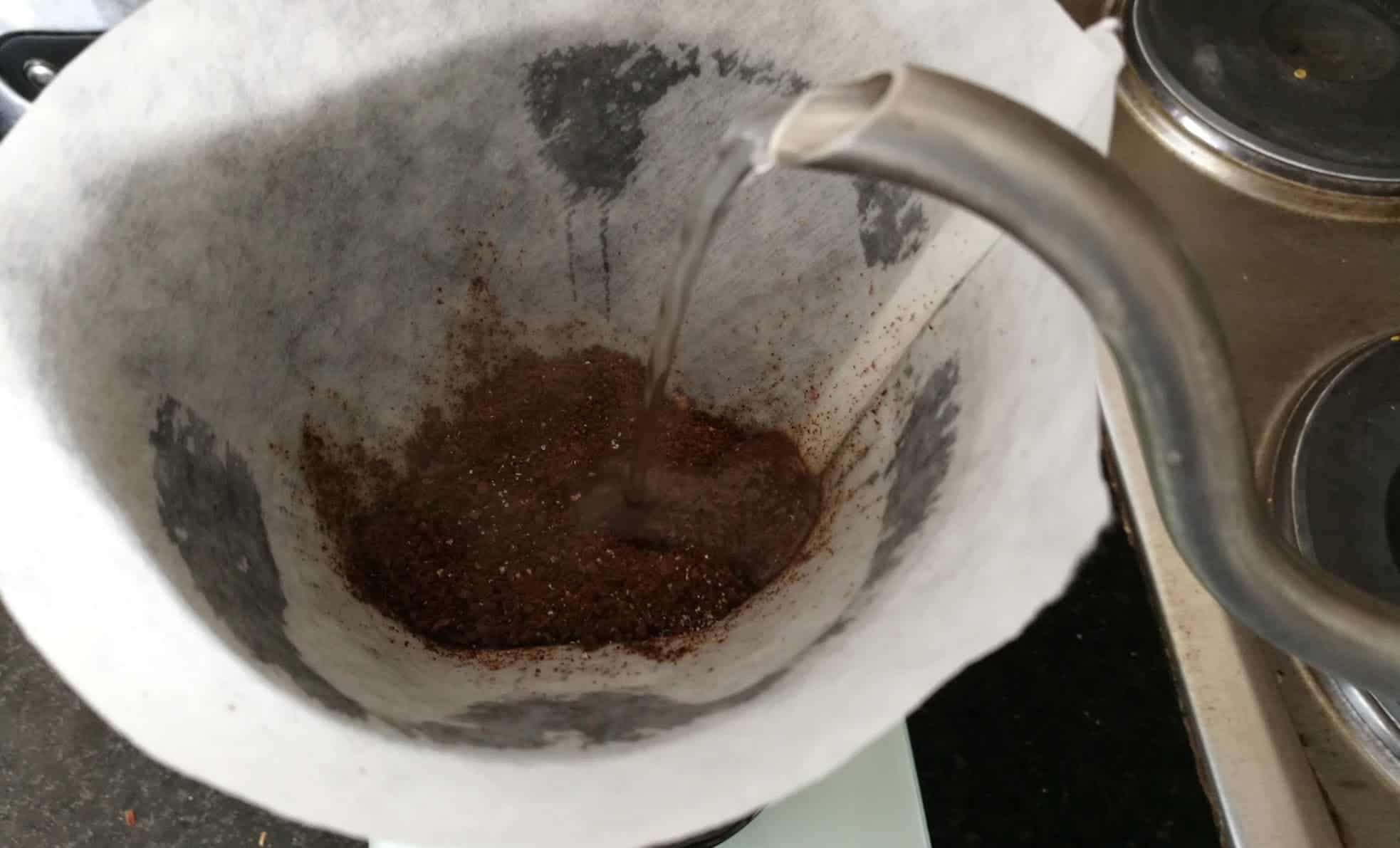 Pouring Coffee With Salt