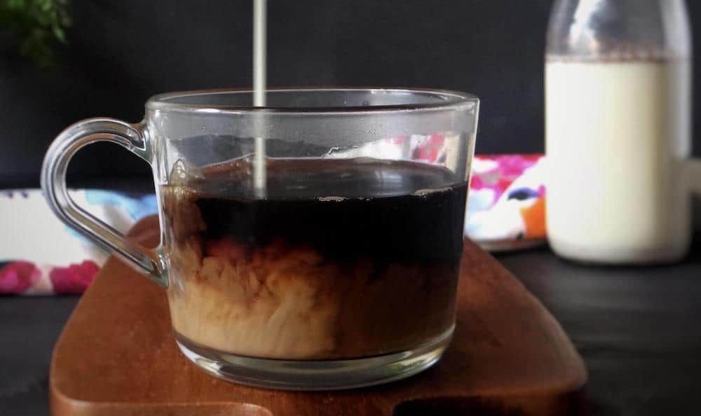 Homemade coffee creamer featured
