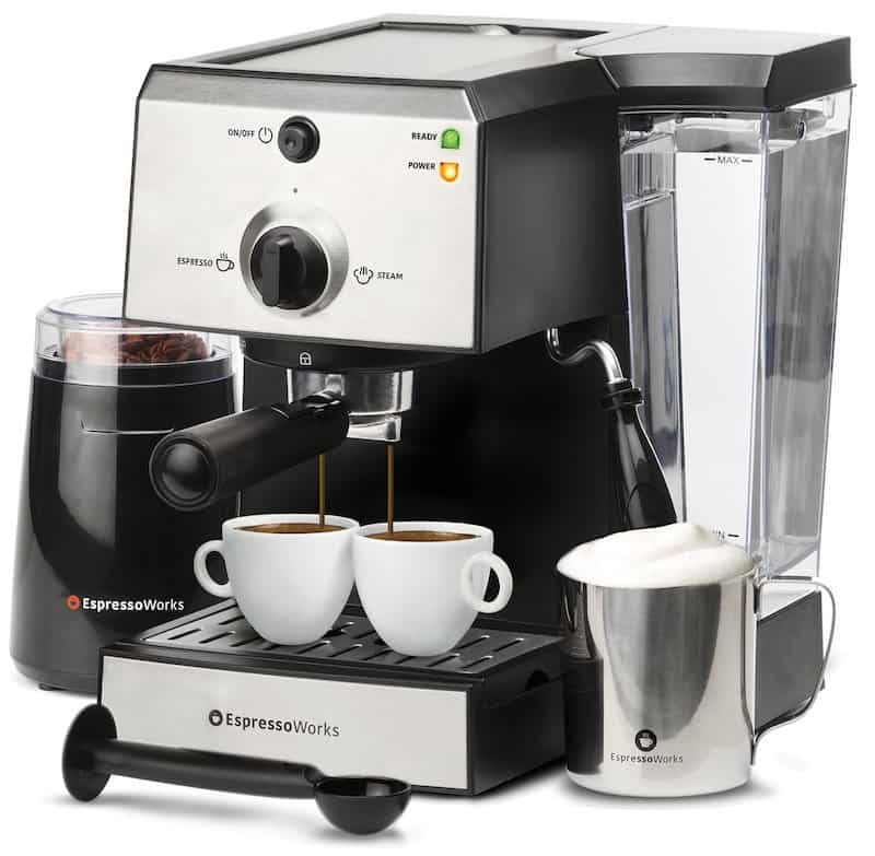 7 Pc All-In-One Espresso & Cappuccino Maker