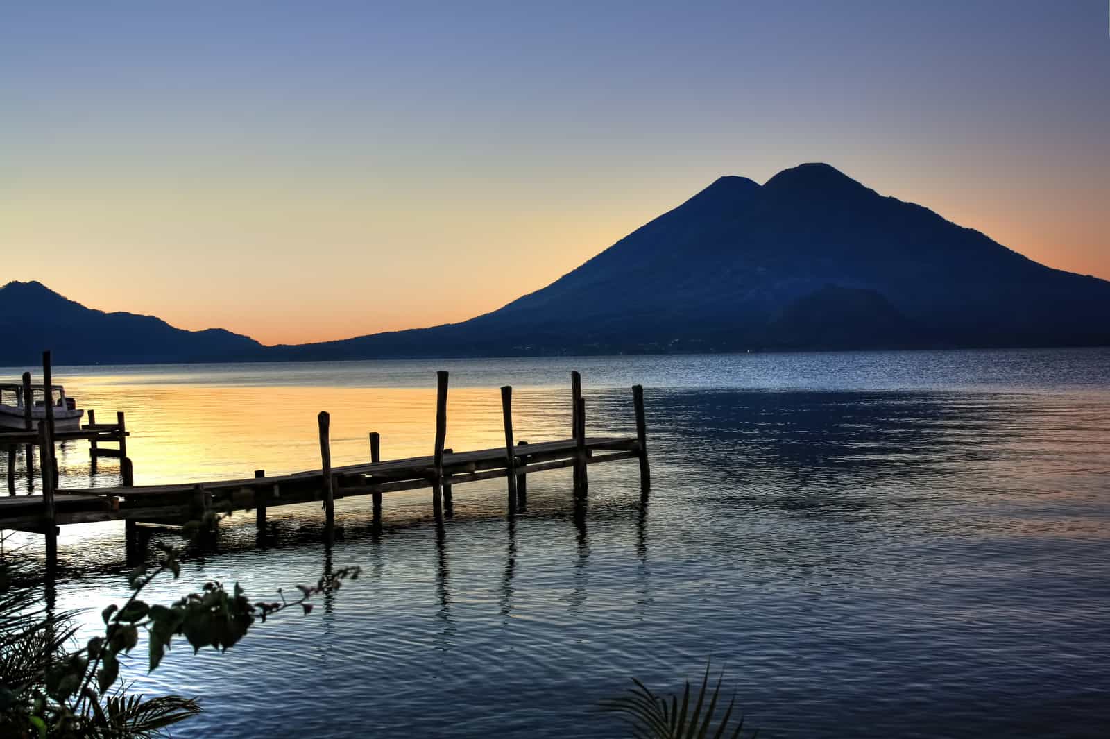 Atitlan lake in guatemala