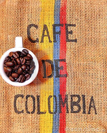 Colombiaanse koffie-cafe De colombia