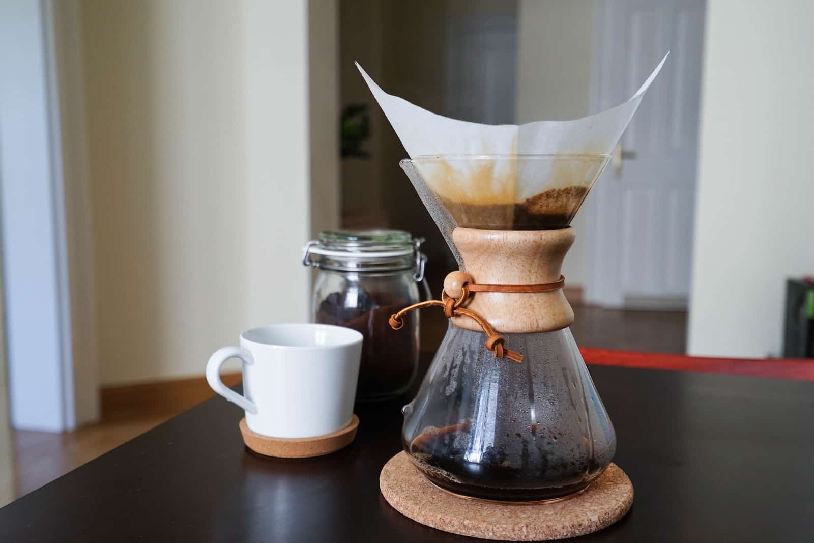 coffee in a chemex