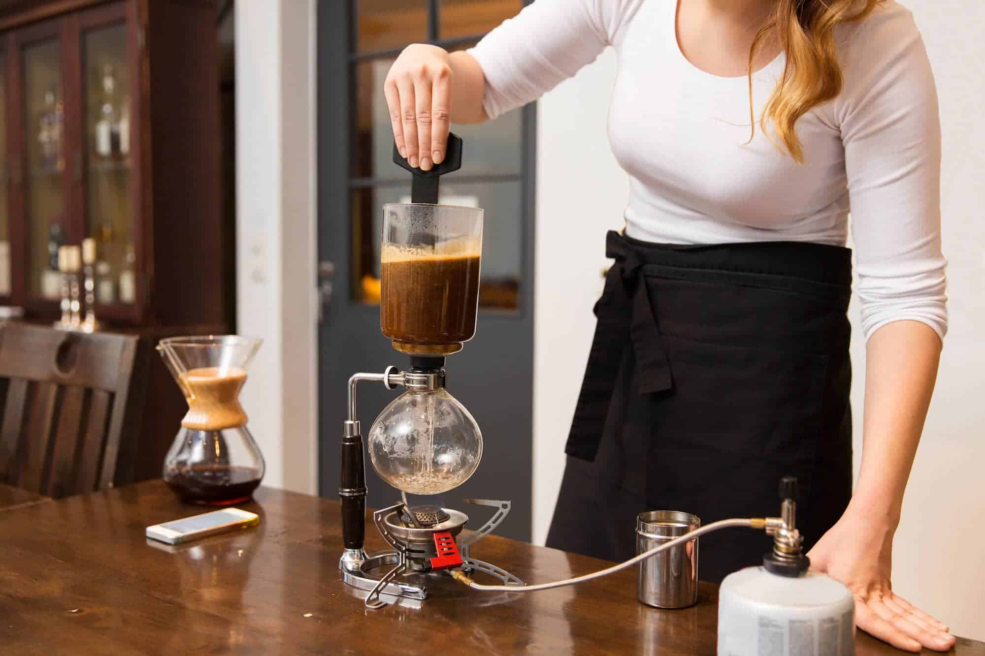 Coffee siphon pot hot sale