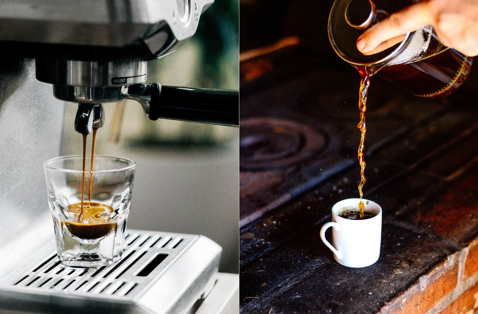 Виды заварок. Приготовление кофе. Эспрессо. Кофе в кофемашине. Кофе из кофемашины.