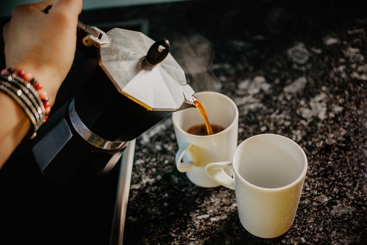 Feature image Preparing fresh coffee in moka pot