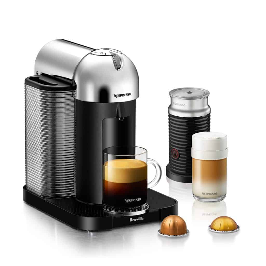 nespresso vertuoline coffee maker with vertuoline pods and accessories